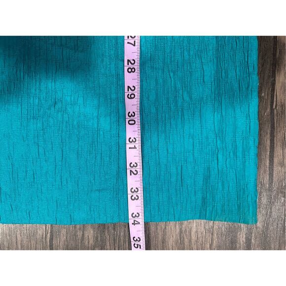 Laundry by Shelli Segal Embellished Collar Teal Sleeveless Mini Dress Size 4 - Picture 11 of 14